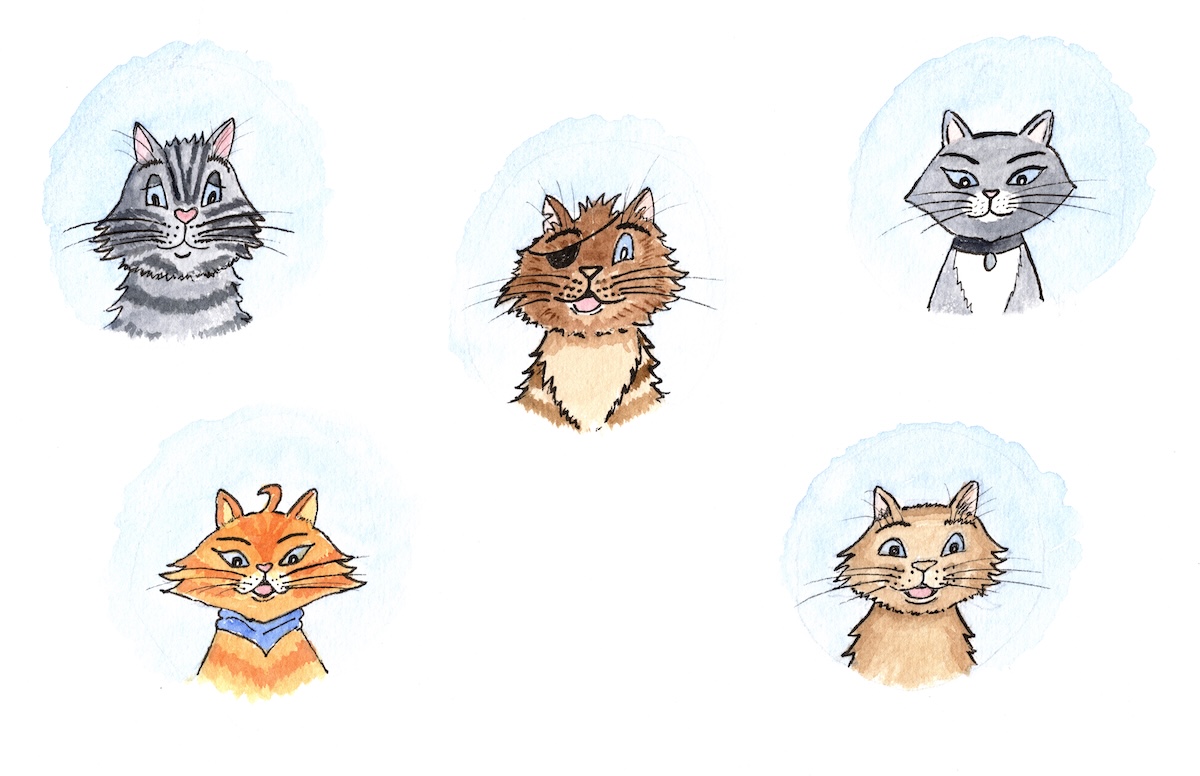 Portraits of the Moggies